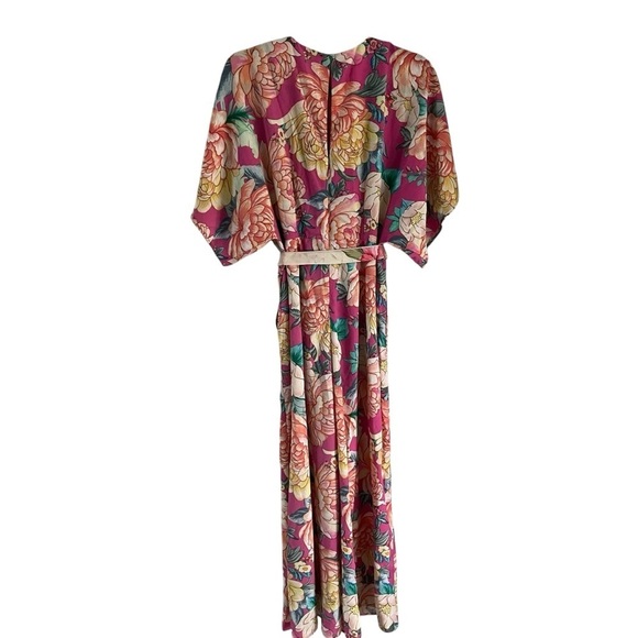 Farm Rio Eulalie Wide Leg Jumpsuit Women Size M - Picture 3 of 8